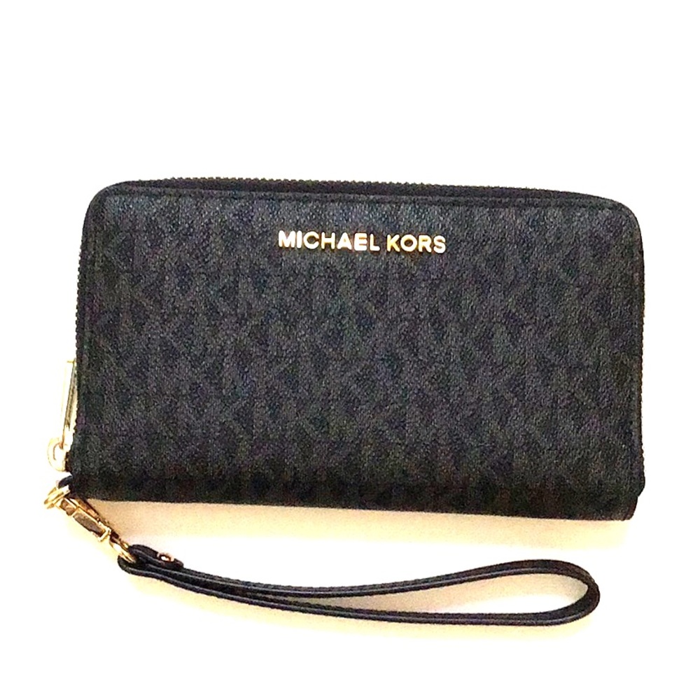 Michael Kors Lg JS Travel ZIP  phone card case